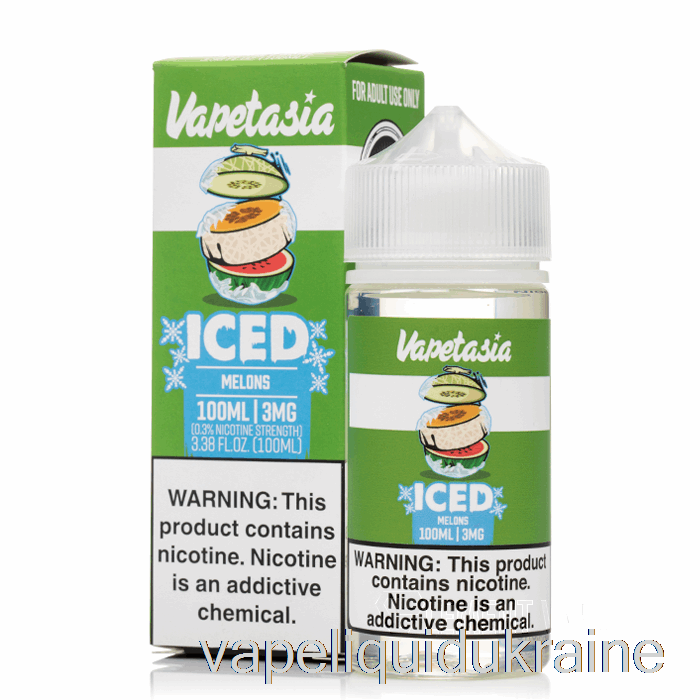 Vape Liquid Ukraine Iced Melons - Vapetasia - 100mL 0mg